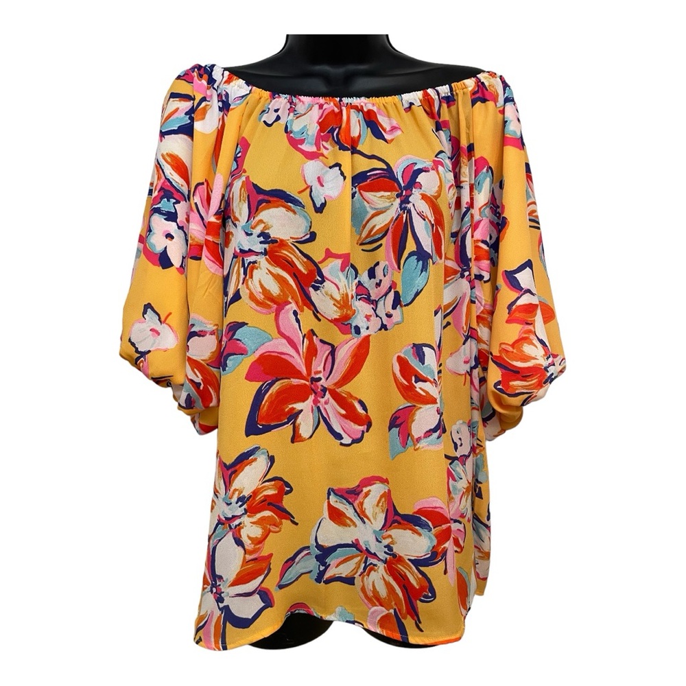 Women’s‎ size medium puff sleeved blouse.